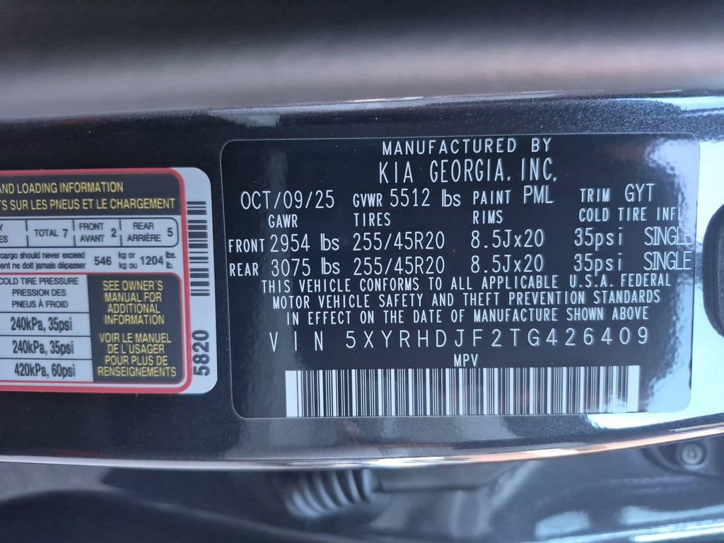 New 2026 Kia Sorento EX image 28