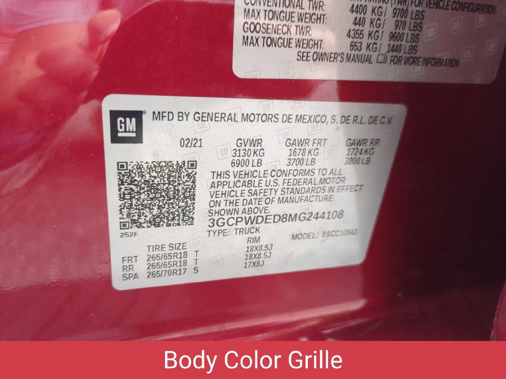 Certified 2021 Chevrolet Silverado 1500 RST RWD image 39