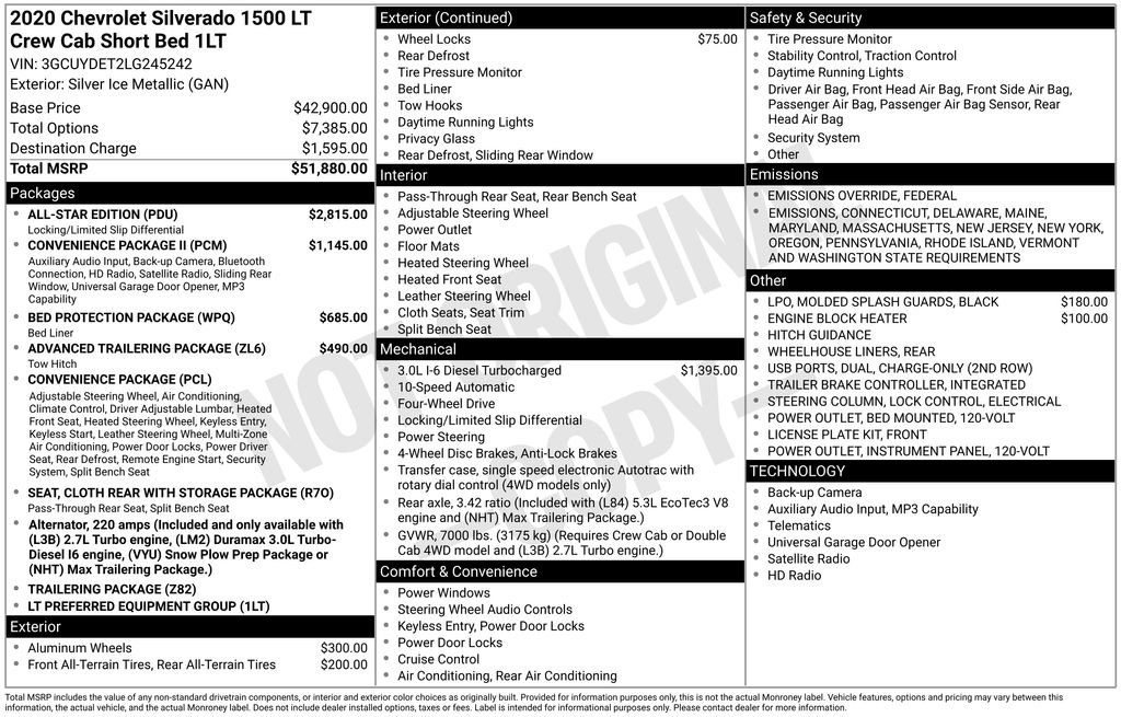 Used 2020 Chevrolet Silverado 1500 LT w/ All-Star Edition image 32