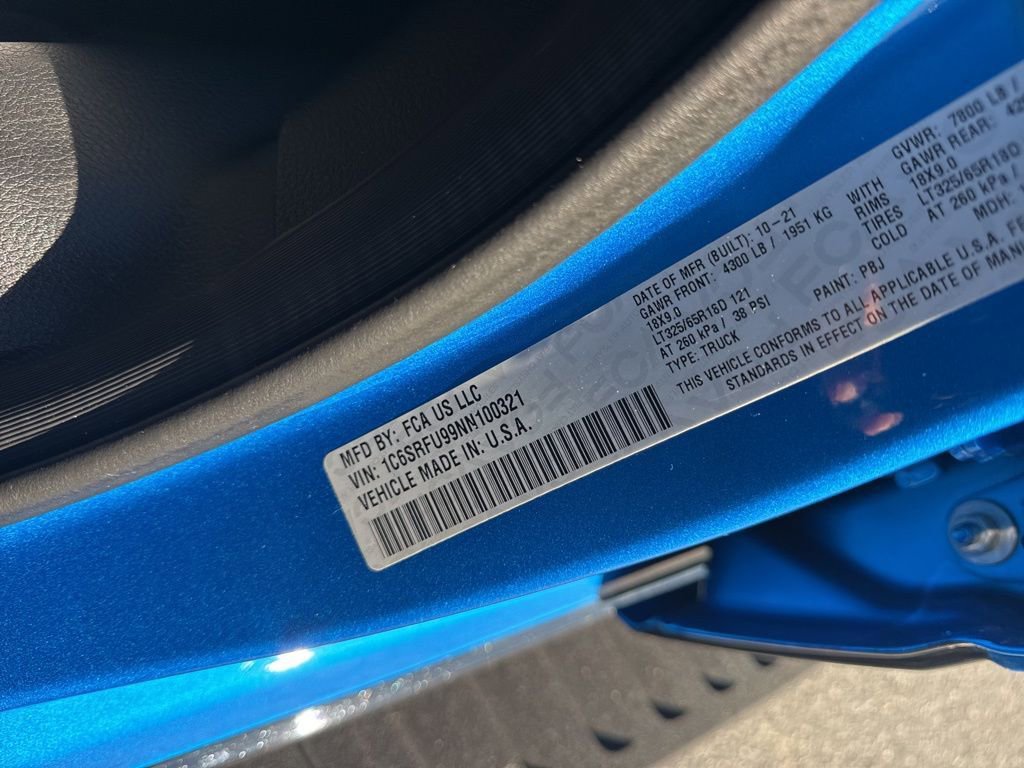 Used 2022 RAM 1500 TRX w/ TRX Level 1 Equipment Group image 38