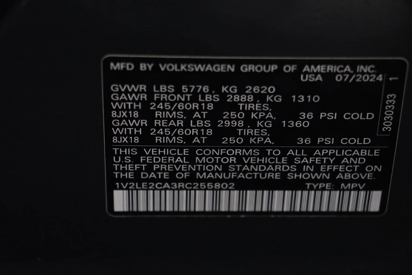 Used 2024 Volkswagen Atlas Cross Sport SE image 22