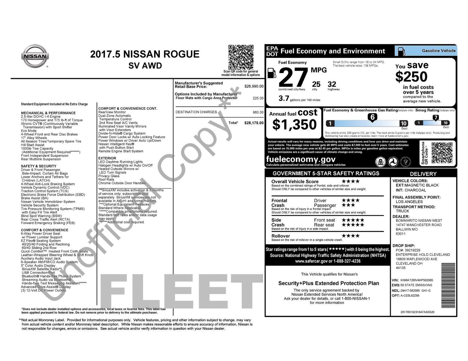 Used 2017 Nissan Rogue SV AWD/4WD image 12