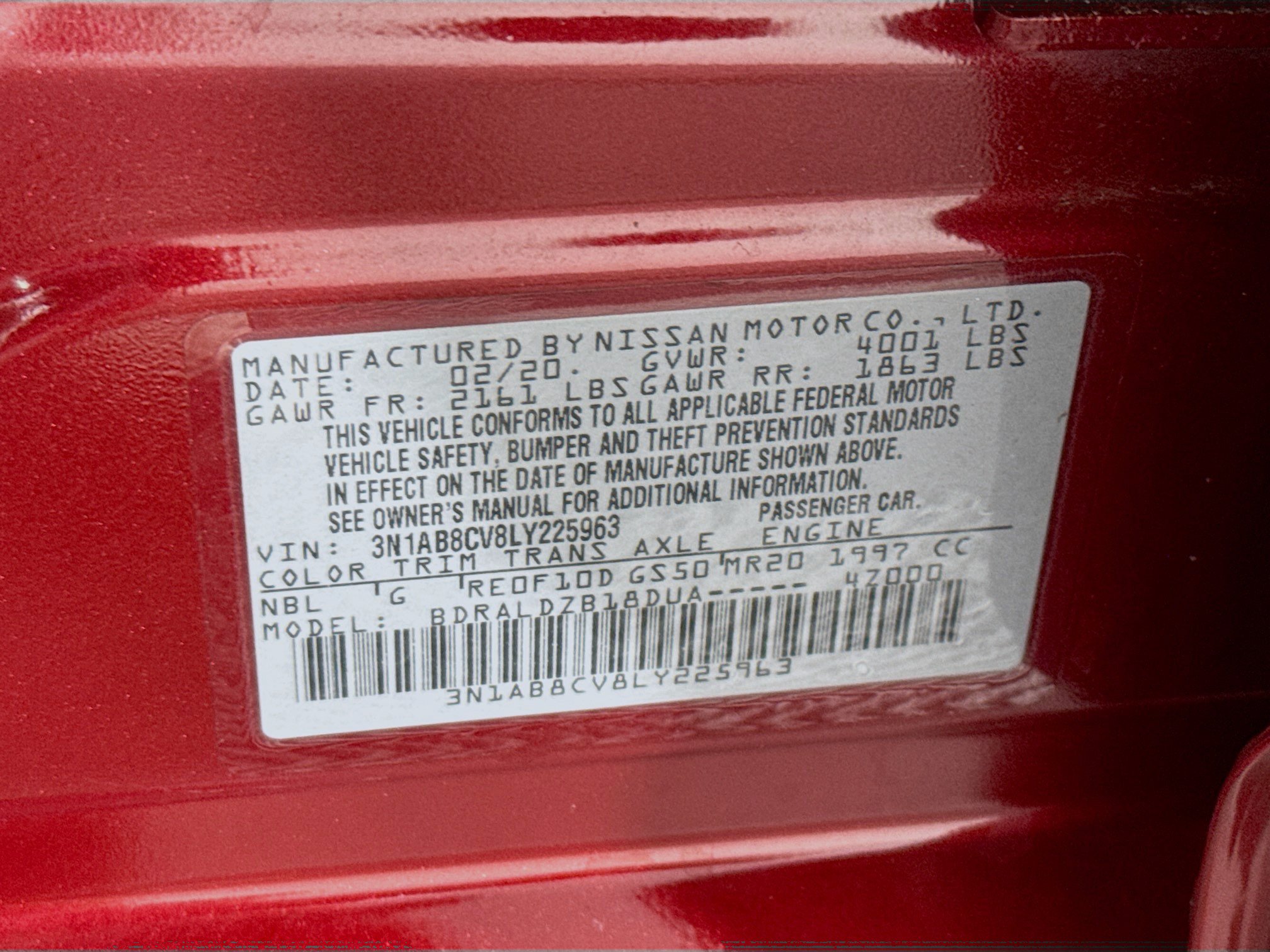 Used 2020 Nissan Sentra SV w/ Lighting Package FWD image 39