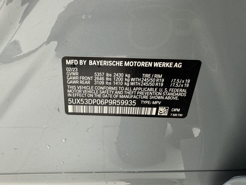 Used 2023 BMW X3 xDrive30i w/ M Sport Package image 34