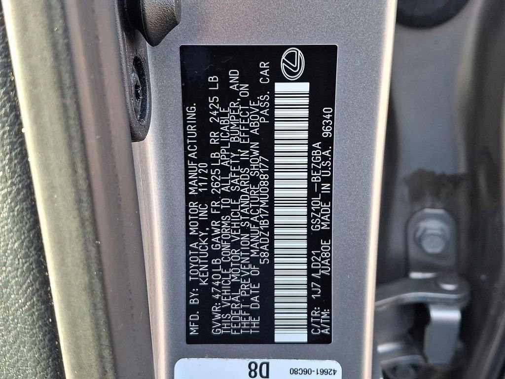 Used 2021 Lexus ES 350 w/ Premium Package image 27