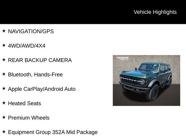 Used 2022 Ford Bronco Wildtrak AWD/4WD image 2