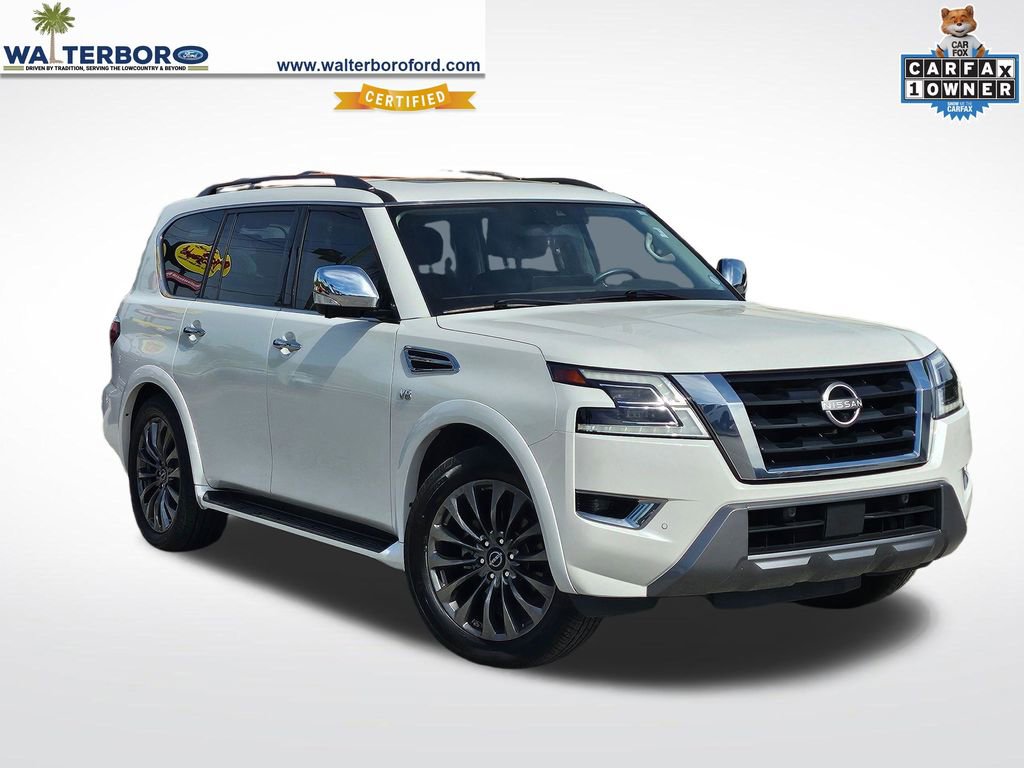 Used 2022 Nissan Armada Platinum w/ Captain's Chairs Package image 1