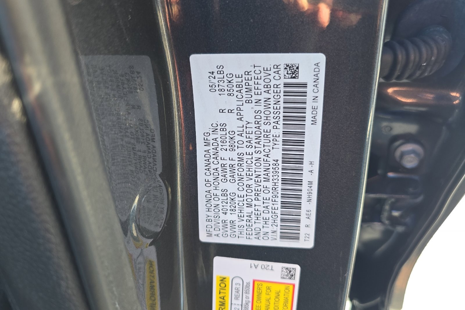 Used 2024 Honda Civic Touring image 31