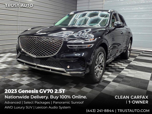 Used 2023 Genesis GV70 2.5T w/ Advanced Package AWD/4WD image 1