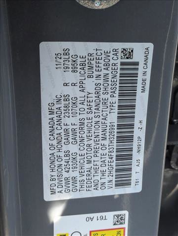Used 2026 Honda Civic FWD Hybrid Sedan image 25
