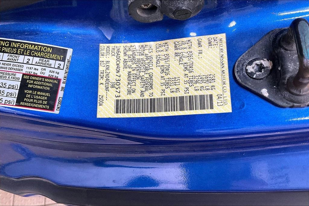 Used 2013 Nissan Frontier SV w/ SV Value Truck Pkg image 34