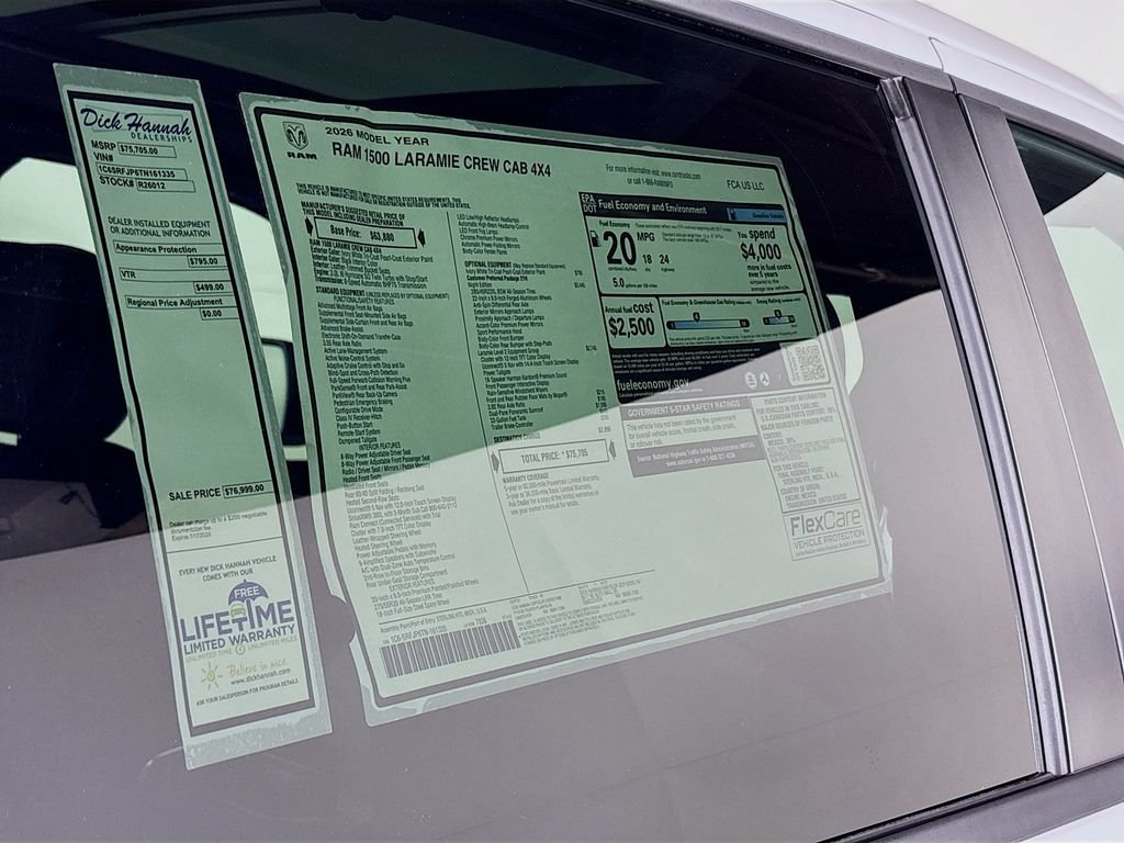 New 2026 RAM 1500 Laramie w/ Night Edition AWD/4WD image 24