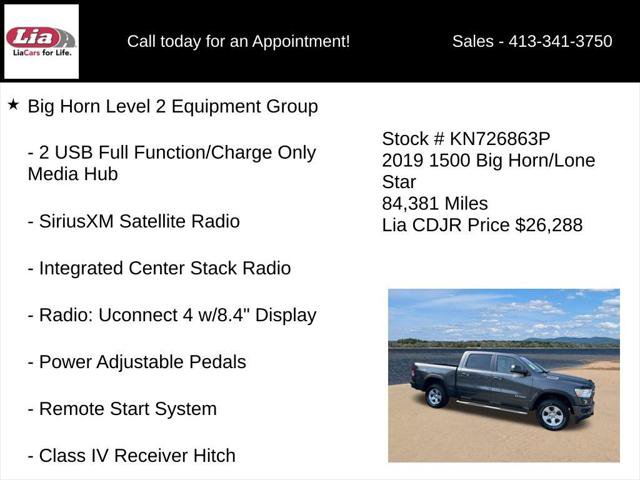 Certified 2019 RAM 1500 Big Horn AWD/4WD image 21