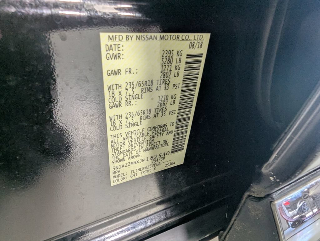 Used 2018 Nissan Murano SL AWD/4WD image 26