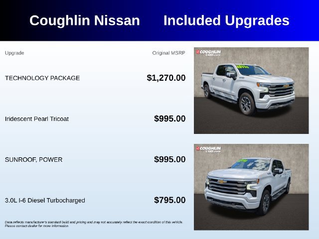 Used 2024 Chevrolet Silverado 1500 High Country w/ Technology Package AWD/4WD image 3