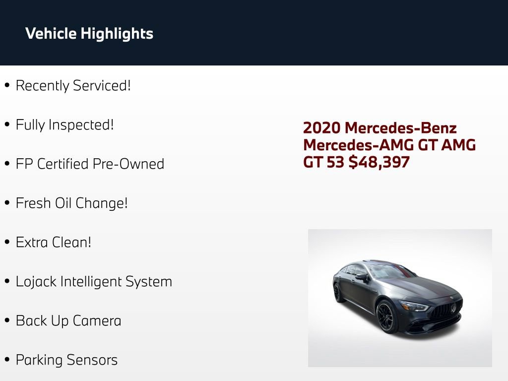 Used 2020 Mercedes-Benz AMG GT 53 image 2