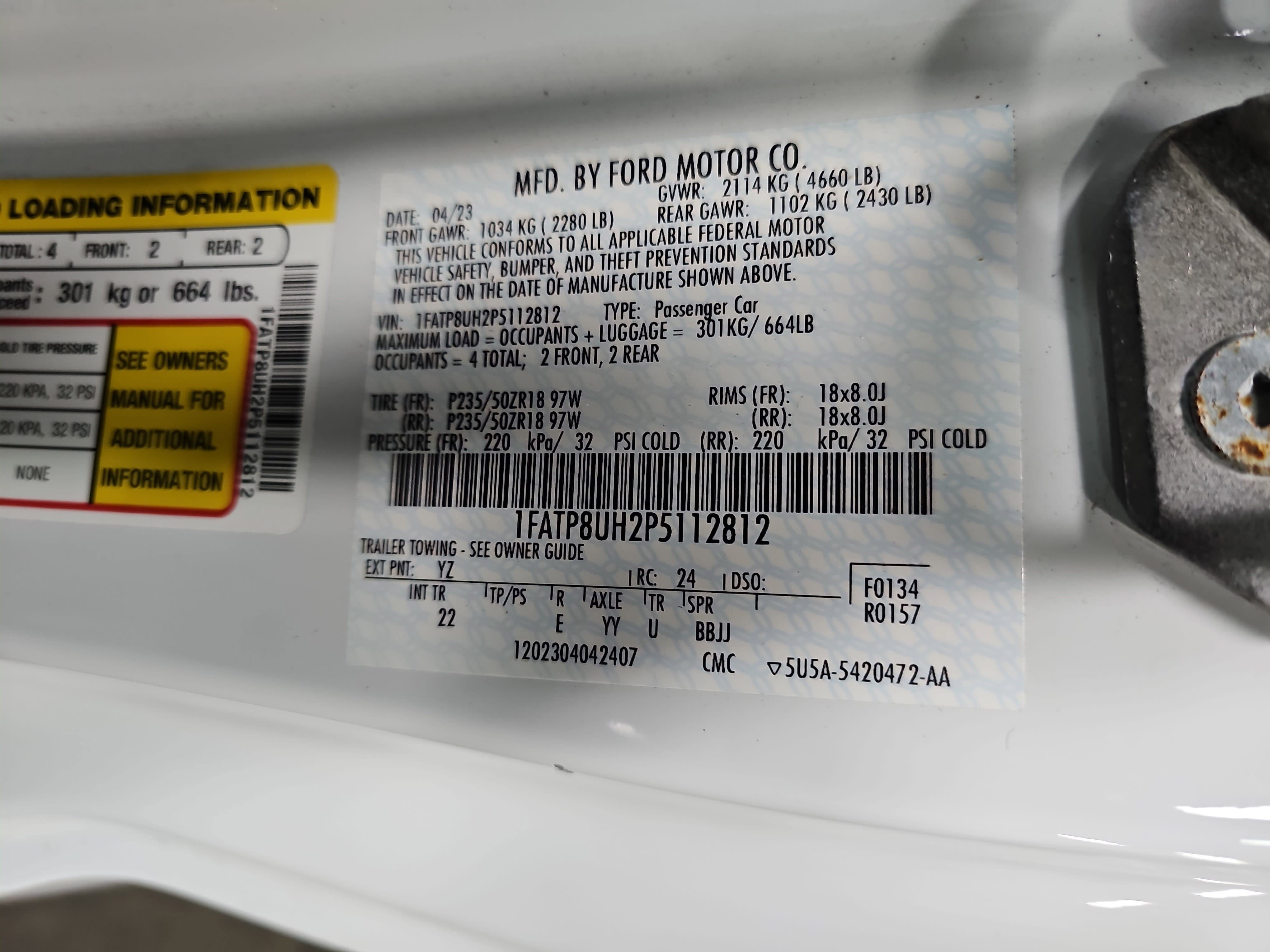 Used 2023 Ford Mustang Convertible w/ Equipment Group 101A image 38