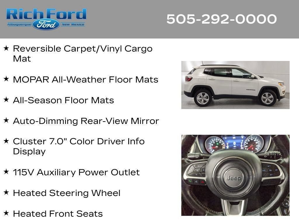 Used 2021 Jeep Compass Latitude w/ Convenience Group AWD/4WD image 32