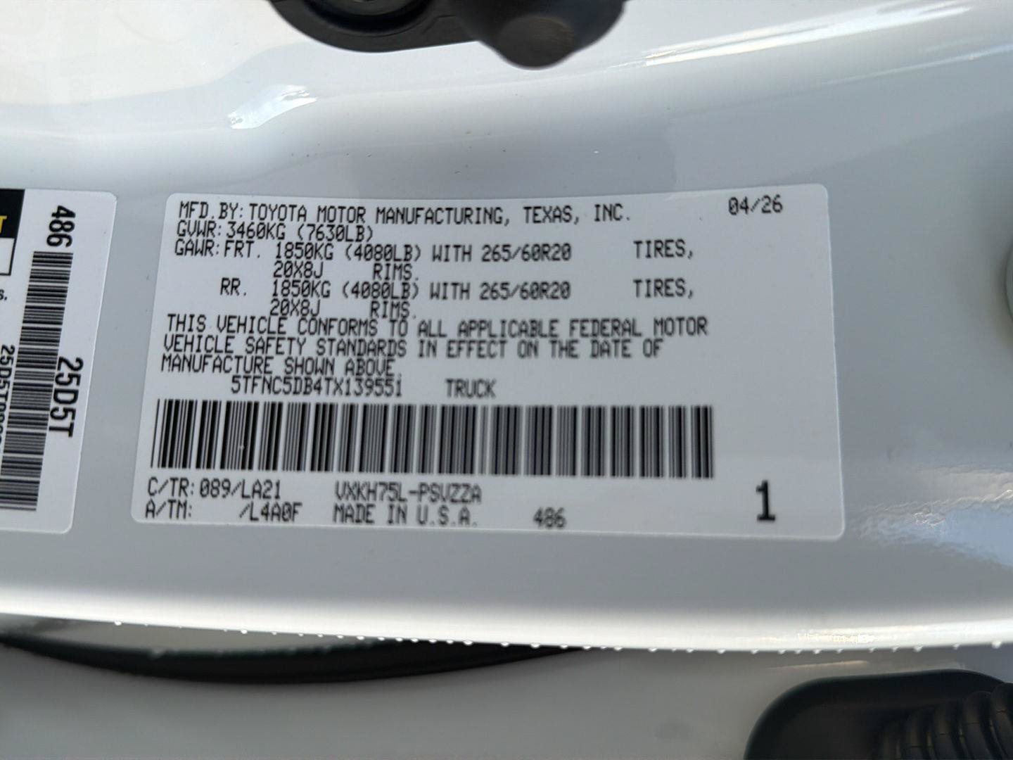 New 2026 Toyota Tundra Platinum AWD/4WD image 37