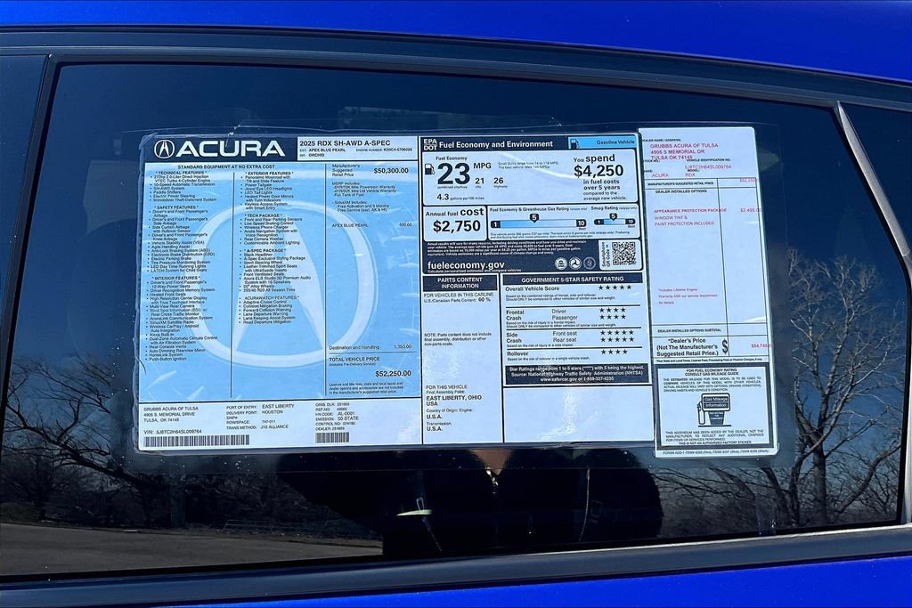 New 2025 Acura RDX A-Spec AWD/4WD image 30