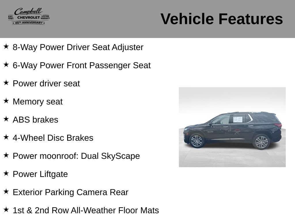 Used 2023 Chevrolet Traverse High Country FWD image 10