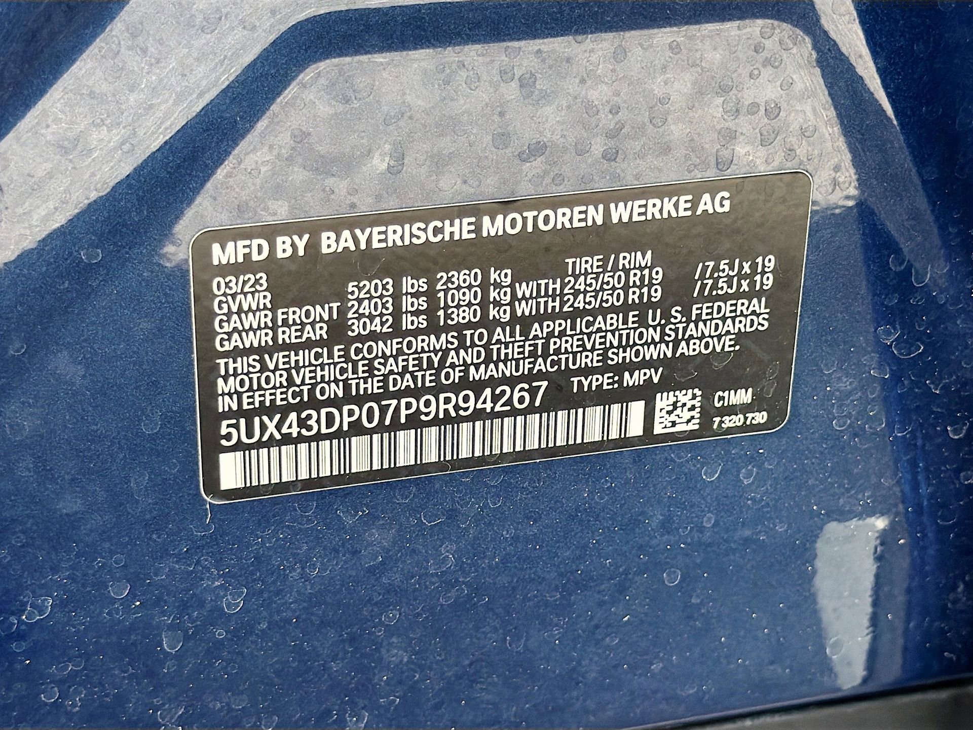 Certified 2023 BMW X3 sDrive30i w/ Convenience Package image 46