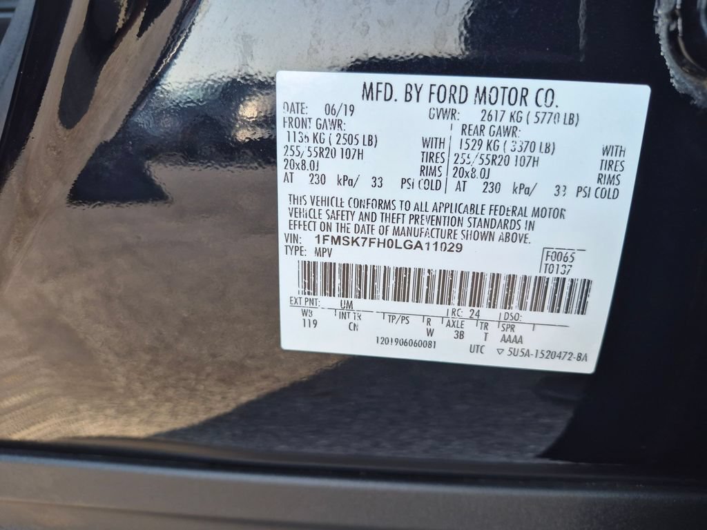 Used 2020 Ford Explorer Limited w/ Class III Trailer Tow Package RWD image 23