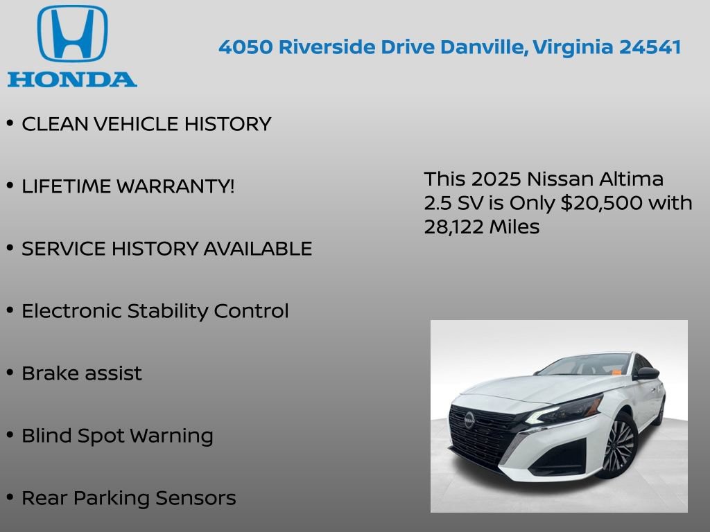 Used 2025 Nissan Altima 2.5 SV image 7