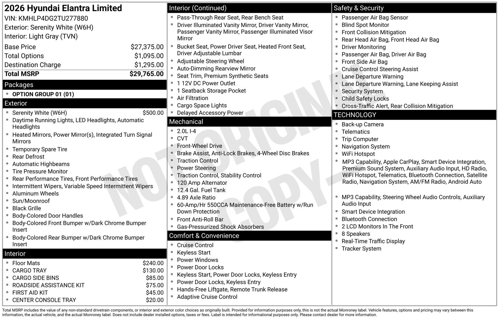 New 2026 Hyundai Elantra Limited FWD image 27