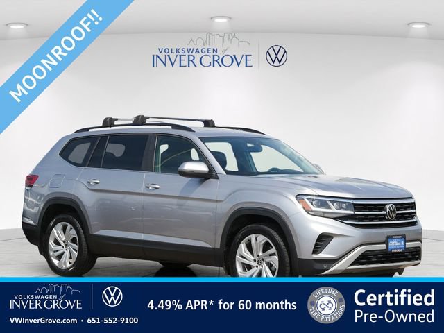 Certified 2022 Volkswagen Atlas SE w/ Panoramic Sunroof Package