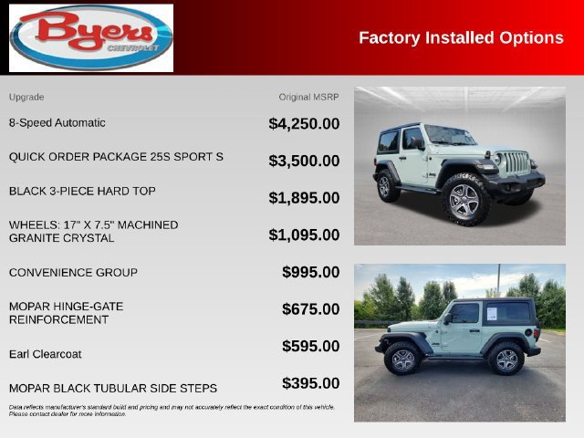 Used 2023 Jeep Wrangler Sport AWD/4WD image 10