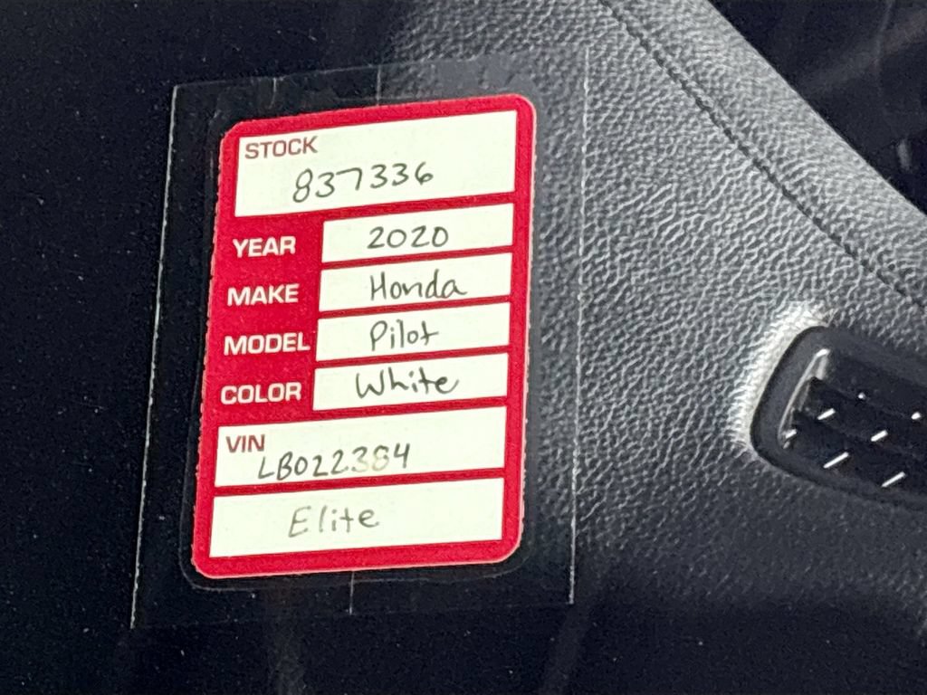 Certified 2020 Honda Pilot Elite image 27