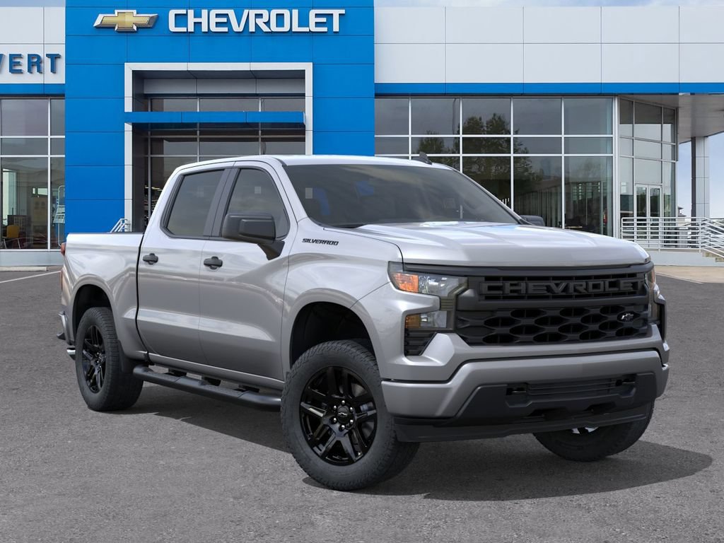 New 2026 Chevrolet Silverado 1500 Custom w/ Turbomax Blackout Package RWD image 7