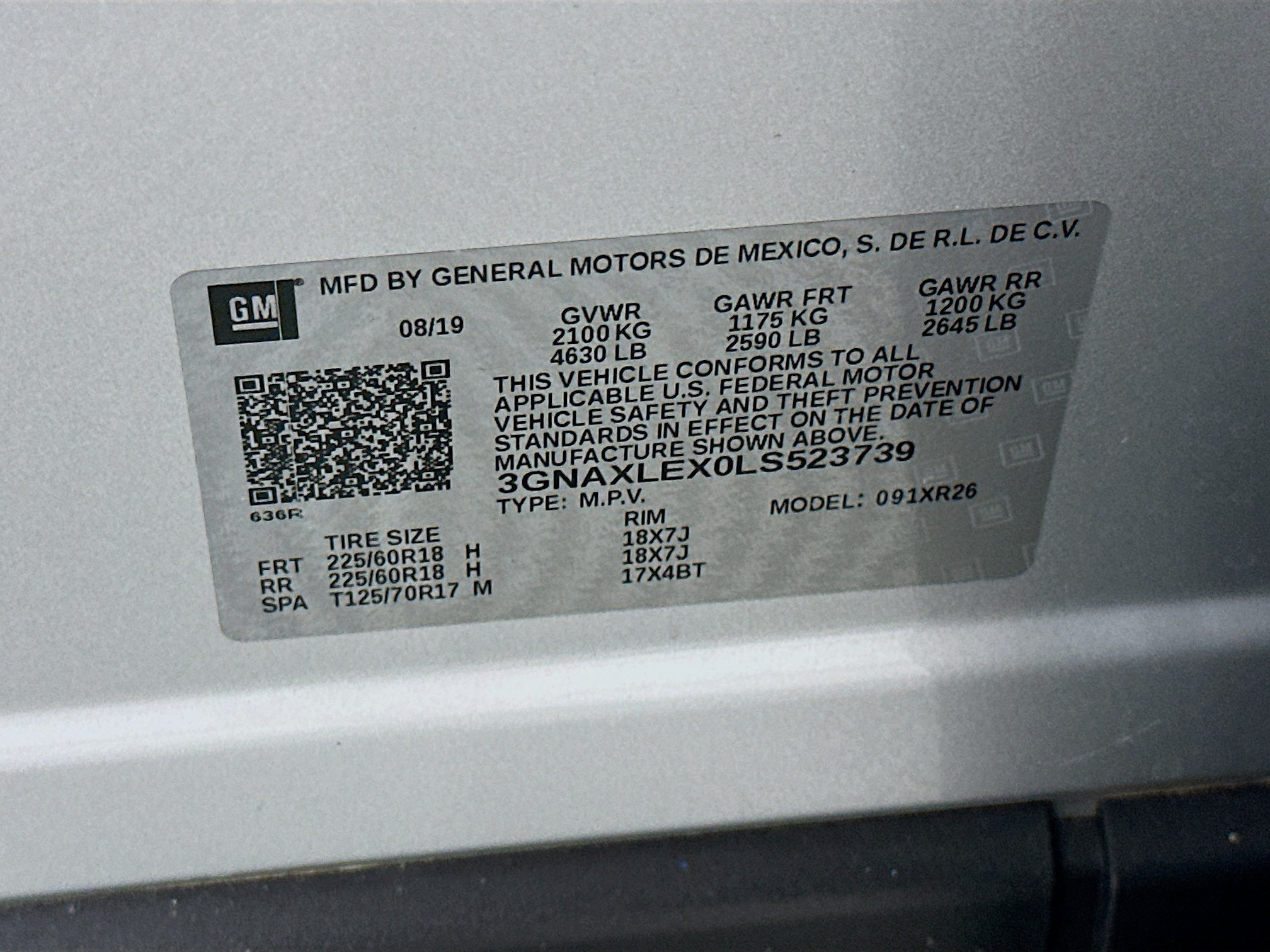 Used 2020 Chevrolet Equinox LT FWD image 12