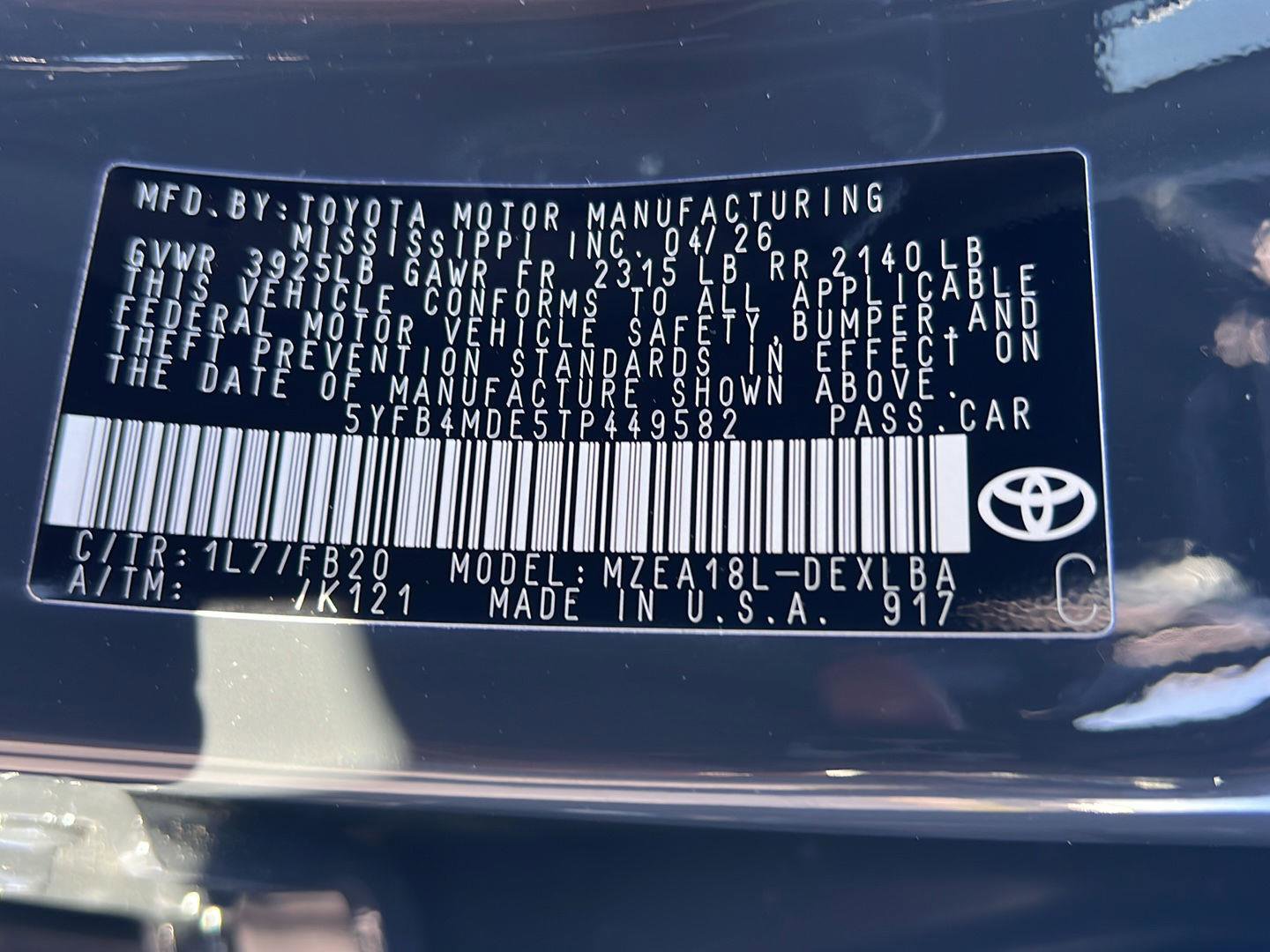 New 2026 Toyota Corolla LE image 34
