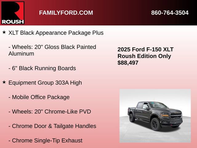 New 2025 Ford F150 XLT w/ Equipment Group 303A High image 11