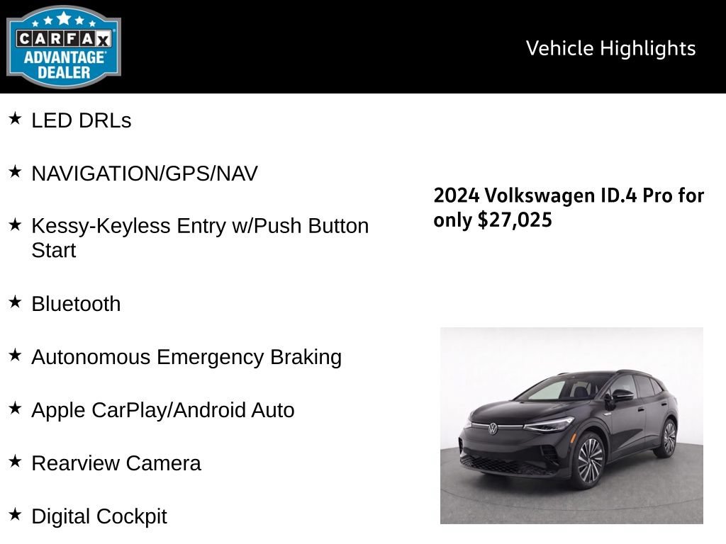 Certified 2024 Volkswagen ID.4 Pro AWD/4WD image 5