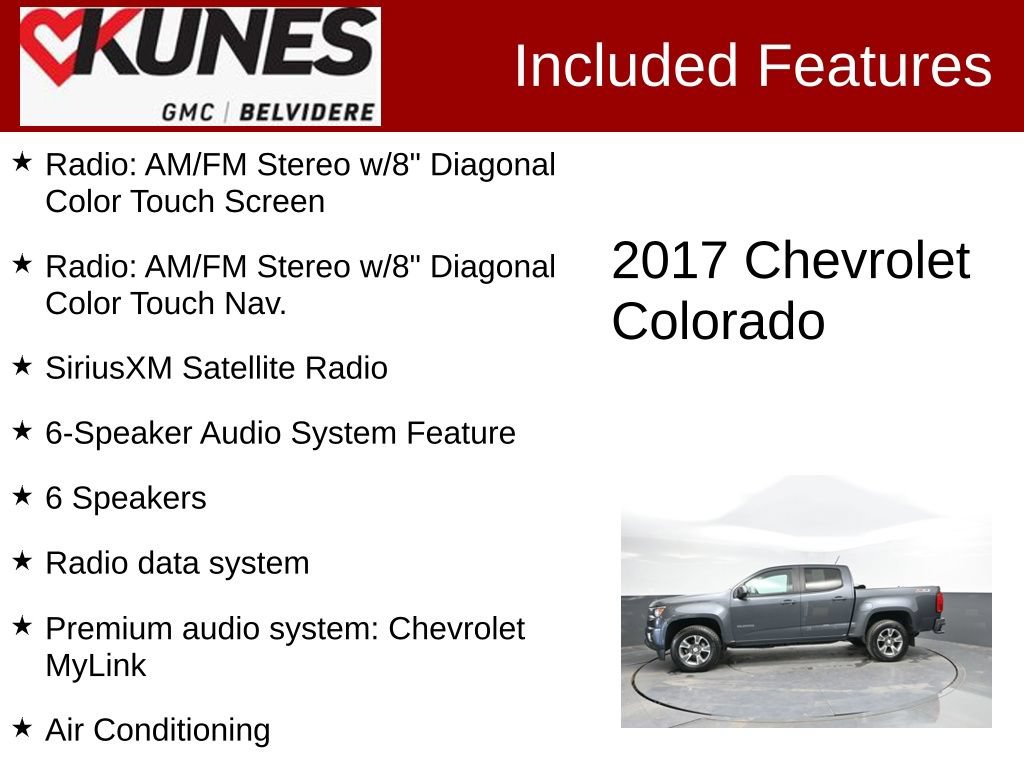 Used 2017 Chevrolet Colorado Z71 AWD/4WD image 2