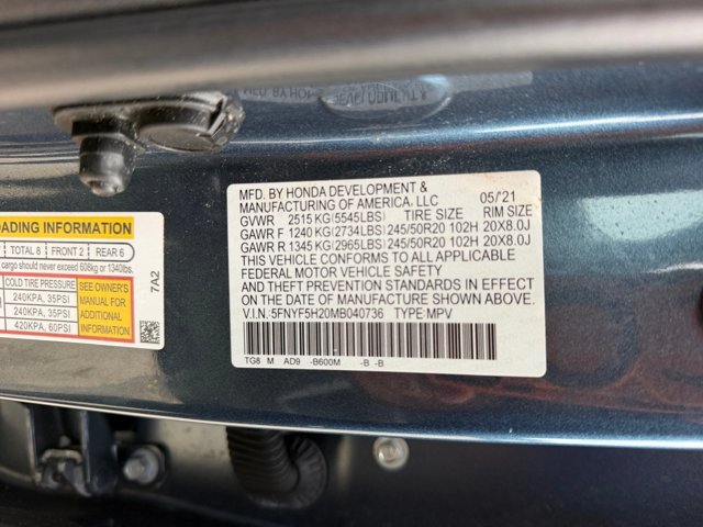 Used 2021 Honda Pilot Special Edition image 25
