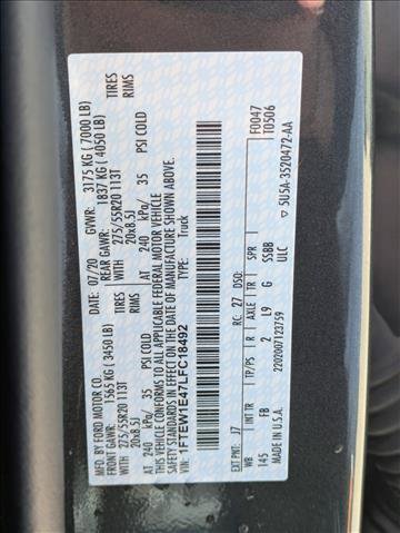 Used 2020 Ford F150 XLT w/ Equipment Group 302A Luxury image 25