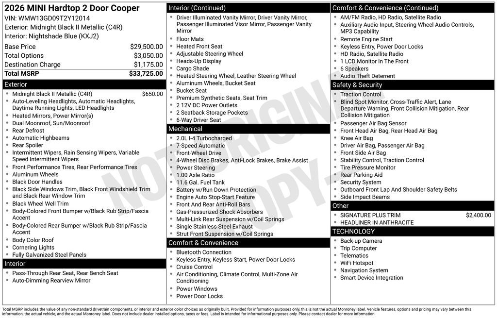 New 2026 MINI Cooper 2-Door Hardtop FWD image 28