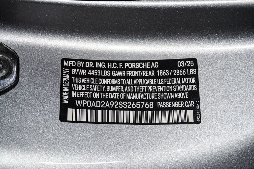 Certified 2025 Porsche 911 Turbo S AWD/4WD image 38