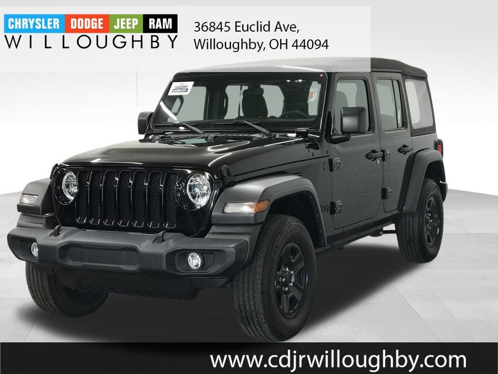 Used 2023 Jeep Wrangler Sport image 1