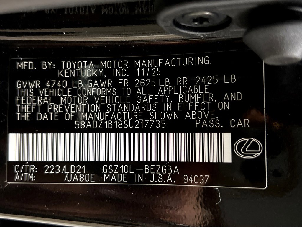 New 2025 Lexus ES 350 w/ Premium Package image 27