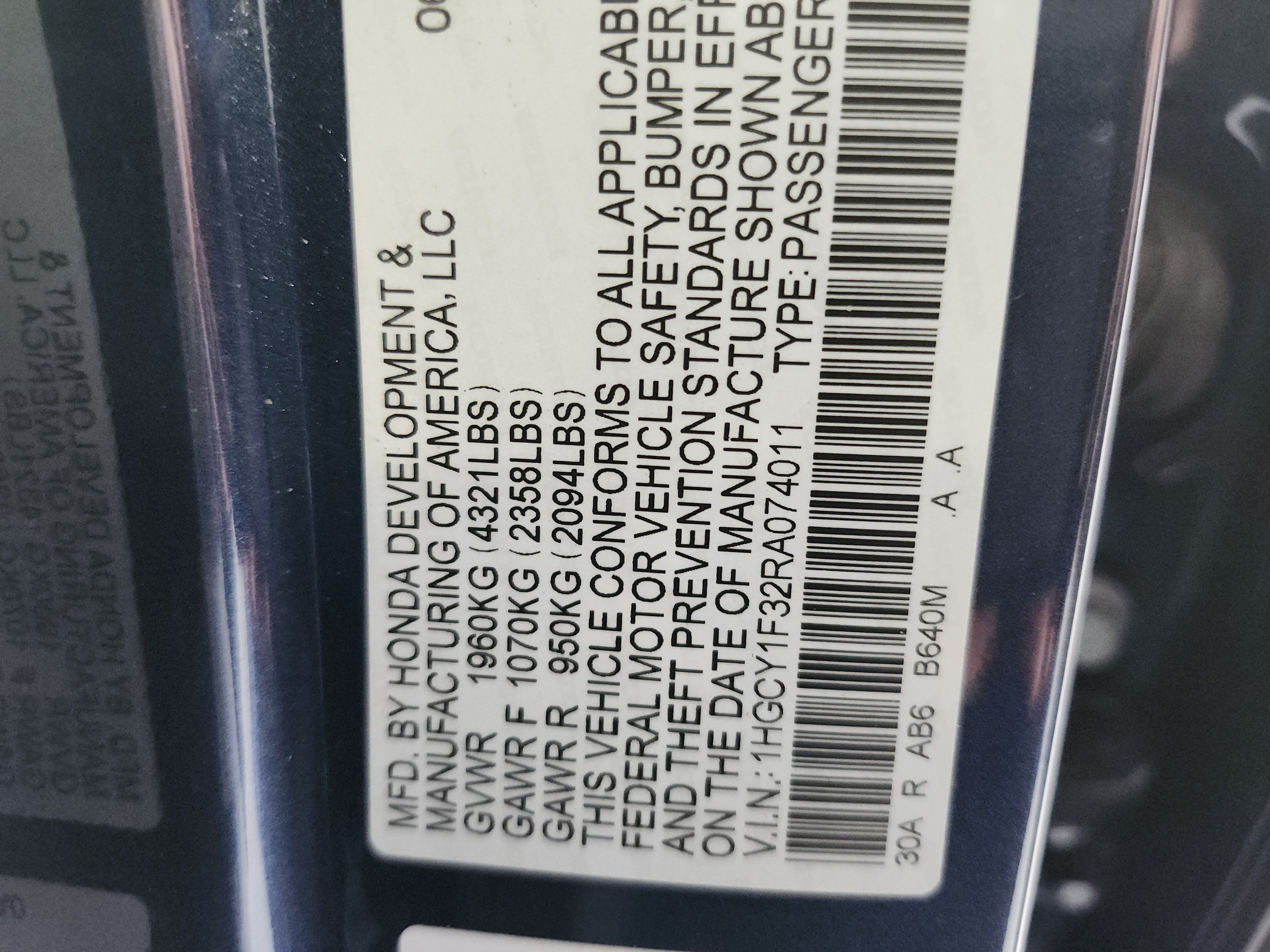 Used 2024 Honda Accord EX image 30