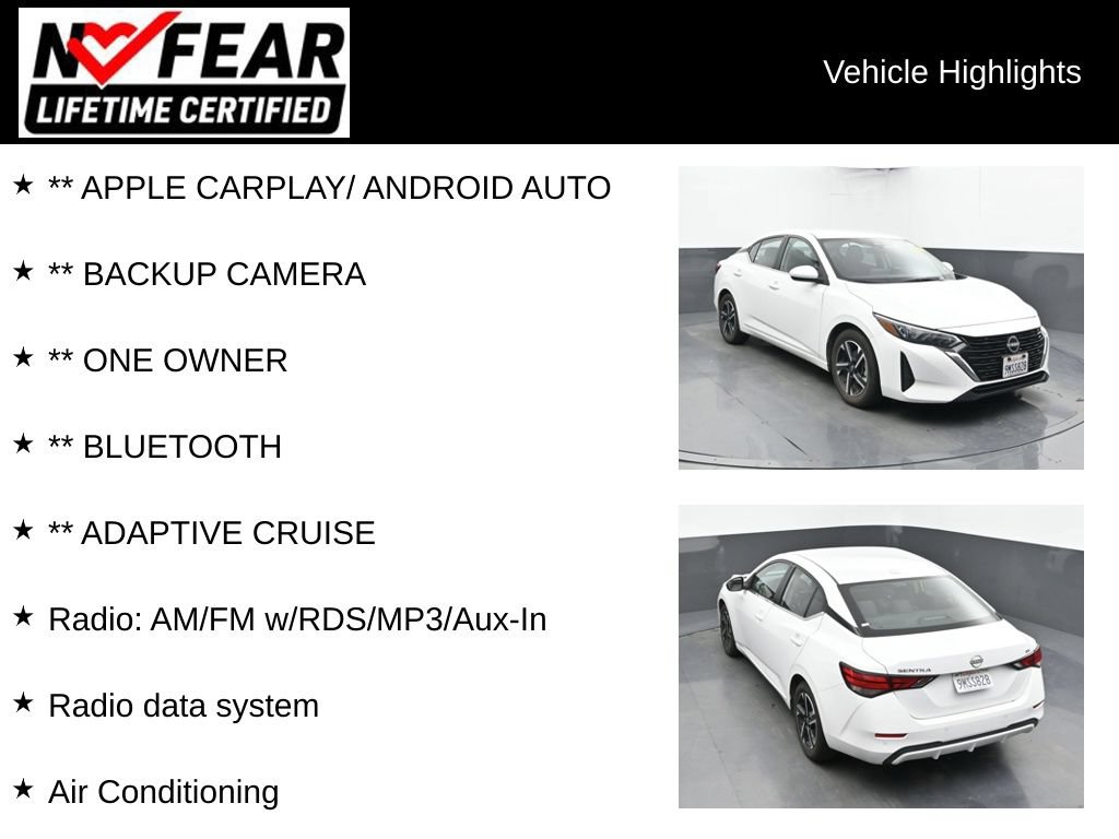 Used 2024 Nissan Sentra SV FWD image 2