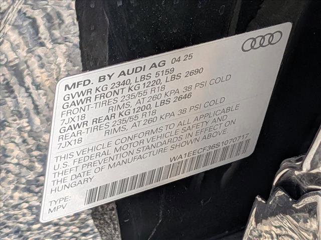 Certified 2025 Audi Q3 2.0T Premium Plus w/ Premium Plus Package image 27
