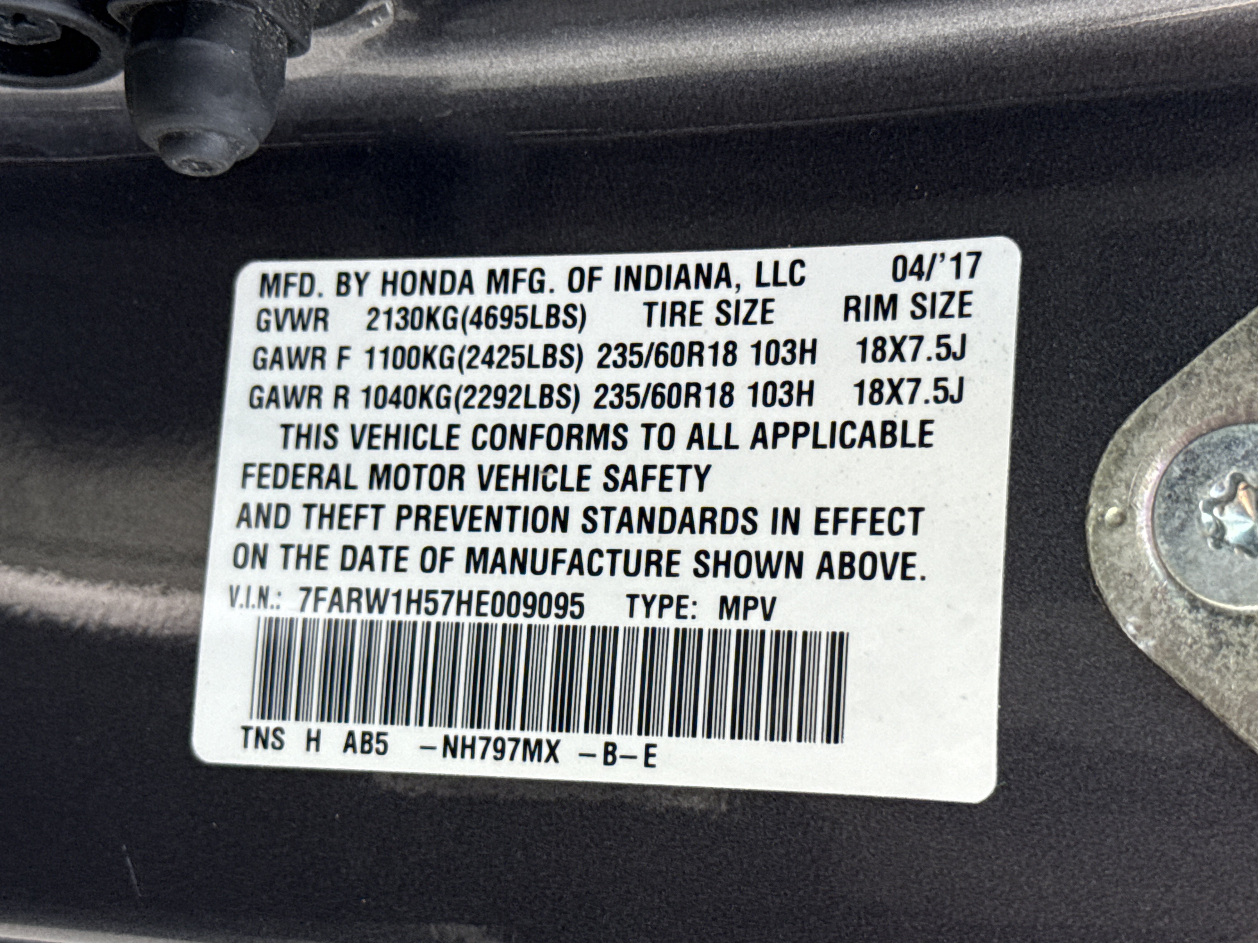 Certified 2017 Honda CR-V EX image 42