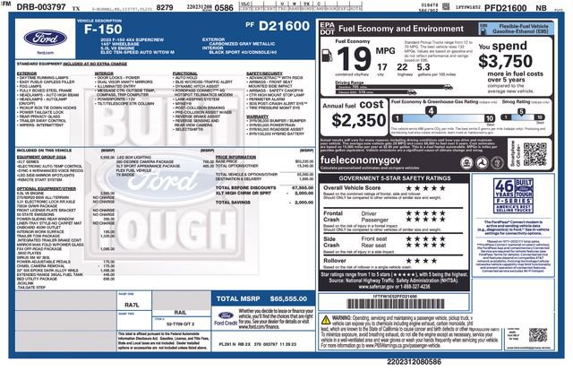 Used 2023 Ford F150 XLT w/ Equipment Group 302A High image 1