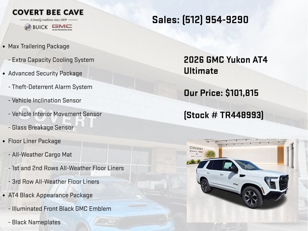 New 2026 GMC Yukon AT4 Ultimate AWD/4WD image 22